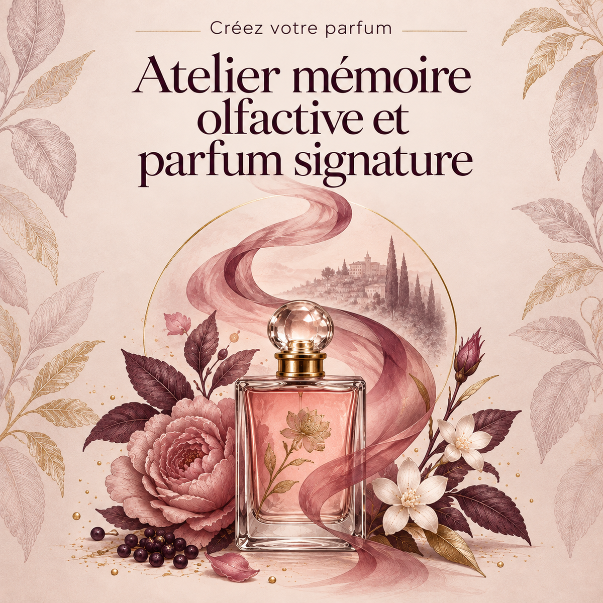Atelier mémoire olfactive et parfum signature