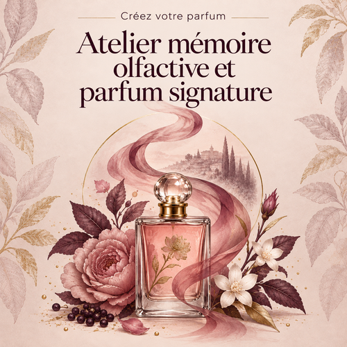 Atelier mémoire olfactive et parfum signature